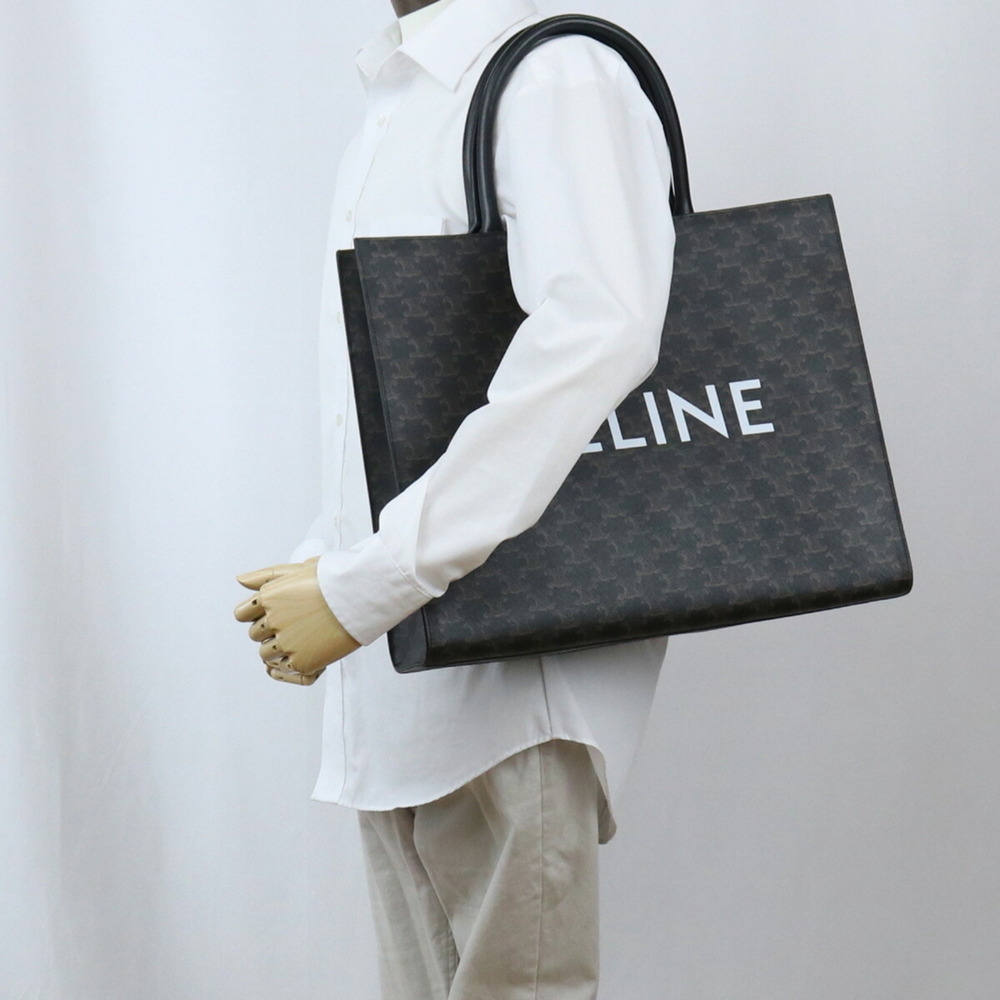 CELINE Celine Horizontal Cabas 197012CIM.38SI Tote Bag PVC Unisex - Picture 8 of 8